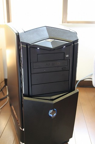 カバー開いたところ