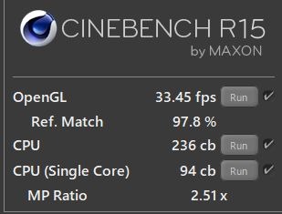 CINEBENCH�x���`�}�[�N